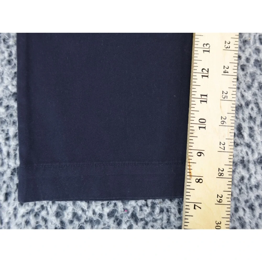 Banana Republic Mens Aiden Chino Pants 35x30‎ Navy Blue Slim Fit 100% Cotton